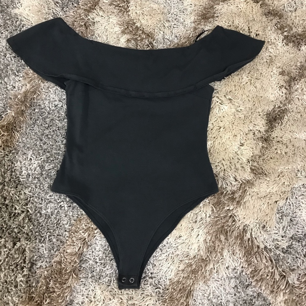 Dark gray one piece
